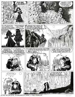Philippe Luguy | Percevan, Le Huitième Royaume, planche originale à l’encre de chine pour cet album paru en 2013 chez Dargaud. | Septimus