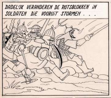 Laudy, Jacques | Hassan et Kaddour - Le voleur de Bagdad / De dief van Bagdad - Planche originale (planche 38) - Avec album de luxe - Cartonné - EO - (1948/2021) | Catawiki