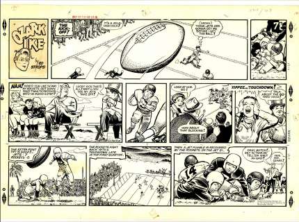 Bill Lignante (?) | Lignante (?) - OZARK IKE, Sunday Page, 11/24/1957 | Russ Cochran