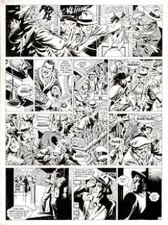 Mitton, Jean-Yves - Mitton, Jean-Yves - Originele pagina - Bloed en Stilte 5 (De Silence et de Sang) - De zeven pijlers - (1991)