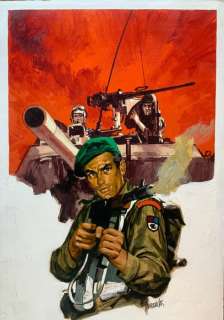 Fernã¡Ndez, Fernando | FernÃ¡ndez, Fernando - Original painting - Cover - World War II - (1970’s) | Catawiki