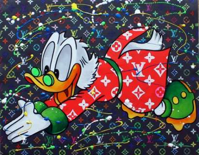 Brisan Gabriel (1967) | Brisan Gabriel - Original Comceptual Tribute Art - Happy Duck | Catawiki