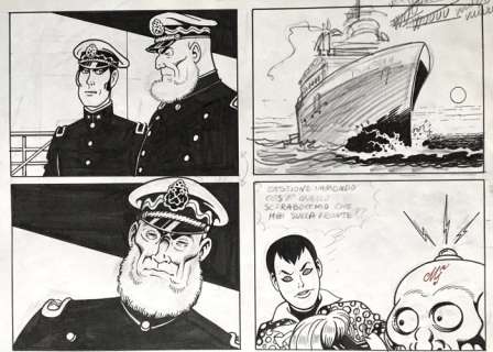 Magnus | Magnus - Studio originale per Necron - Page volante - Exemplaire unique | Catawiki