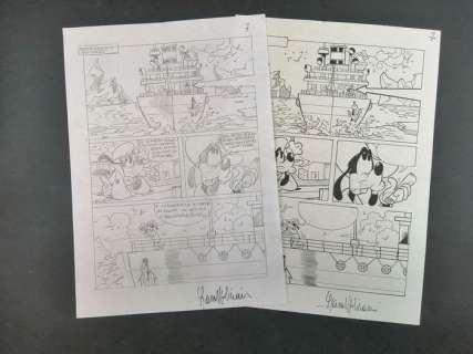 Lara Molinari | Lara Molinari - Indiana Pipps Alla Ricerca della CiviltÃ  Perduta - Illustrazione Originale Firmata - Page volante - (2020) | Catawiki