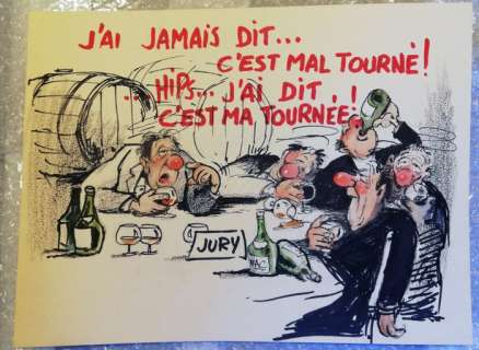 Serre, Claude | Serre, Claude - Dessin original couleur - C’est ma tournée ! - (1980) | Catawiki