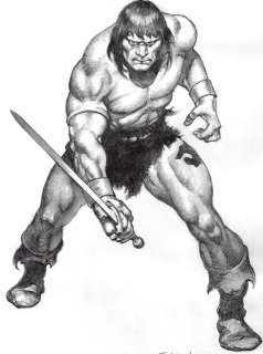 Sanjulian, Manuel | Sanjulian, Manuel - Original drawing - Conan The Barbarian | Catawiki
