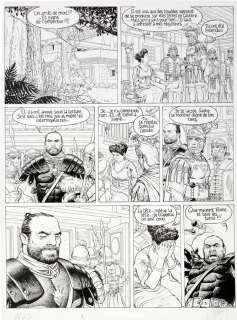 Delaby | Murena, planche n°40 Ã  l’encre de Chine de l… | Millon