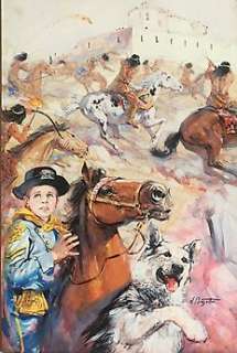 Dino Buset | Rin Tin Tin - Dino Busett - original cover - Page volante | Catawiki