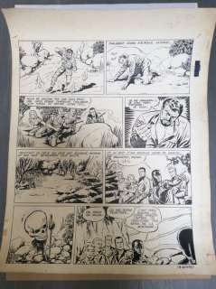 Forton, Gérald | Forton, Gérald - Planche originale - Bob Morane - La Piste de l’ivoire - (1962) | Catawiki