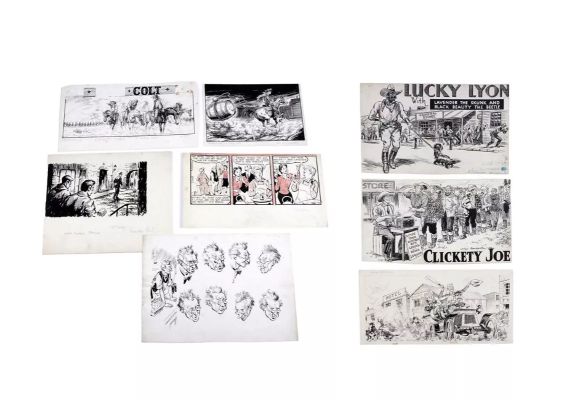 Lot 262 - Original British comics artwork by G. Ramsbottom, S. Fair, and others | misc / divers