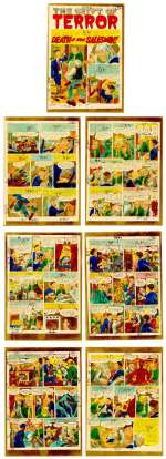 Jack Davis | Davis - "DEATH OF SOME SALESMEN!", HAUNT OF FEAR No. 15, (Sep-Oct 1952) | Russ Cochran