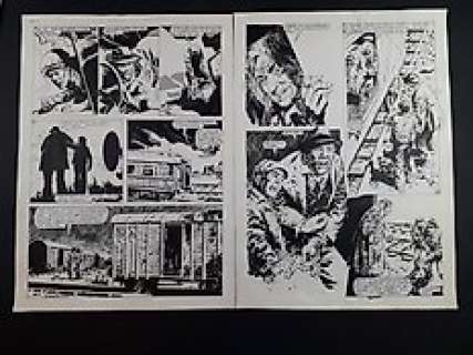 Gustavo Trigo - Gustavo Trigo - La Giungla di Pietra - Coppia di Tavole Consecutive - Page volante - Exemplaire unique