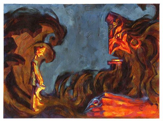 Corli, Francesco | “Le Avventure di Pinocchio – Storia di un Burattino” – illustrazione 15 | Cart Gallery