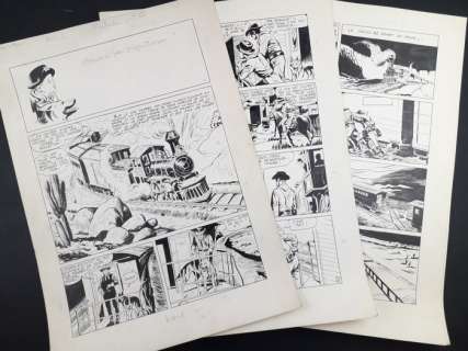 Sparky Moore | Rin Tin Tin - Attacco al San Diego Tucson - Page volante - EO | Catawiki