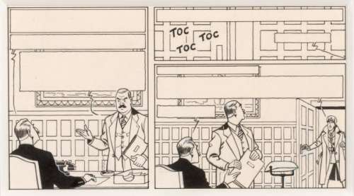 Jacobs | Blake et Mortimer - La marque jaune Encre de Chine pour 3 cases | Millon
