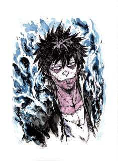 Michael Dialynas - My Hero Academia issue #Illustration (Dabi)