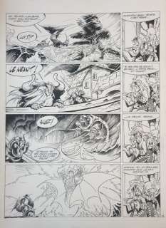 Crisse, Didier | Crisse, Didier - Planche originale - L’Épée de Cristal T.2 - Le Regard de Wenlok - (1991) | Catawiki