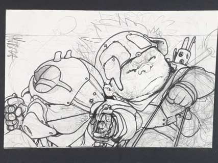 Massimiliano Frezzato | I Custodi del Maser - I Nani - Page volante - EO | Catawiki