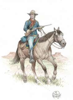 Blanc-Dumont | Blueberry, dessin original à l’encre de chine et à l’aquarelle. | Septimus