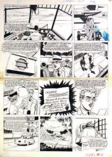 Paape, Eddy | Marc Dacier Planche à l’encre de Chine n°5, issue de l’album | Cornette de St Cyr