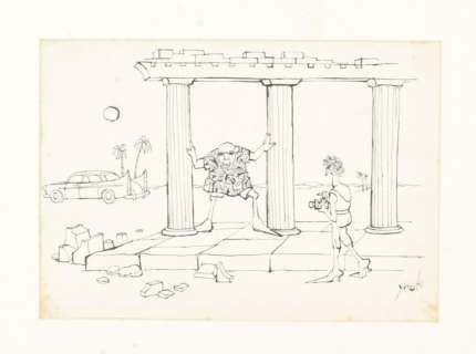 [ORIGINAL CARTOON] HARRY LAMMERTINK (1932-1996) (UNDER PSEUD. YRRAH). UNTITLED | Zwiggelaar Auctions