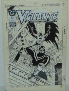 Original Comic Cover. Vigilante #47 | Weiss Auctions