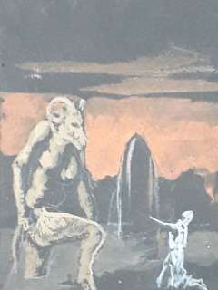 Karel Thole | Karel Thole - Illustrazione Originale "Gli Dei Dello Spazio" - Page volante - Exemplaire unique | Catawiki