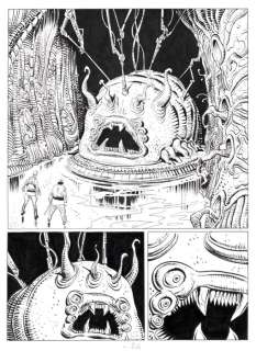 Giancarlo Alessandrini | Martin Mystère Almanacco Mistero - G. Alessandrini - Tavola Originale "Saturno contro la terra" - Page volante - EO - (2015) | Catawiki