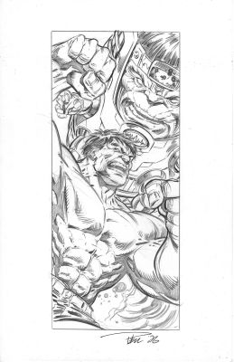 Paul Pelletier | Sketch Pin-Up, Thor 3 | Paul Pelletier