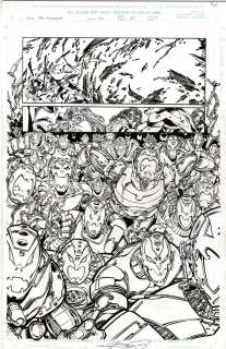 AVENGERS (1998) Issue #20 Splash Page | ComicConnect