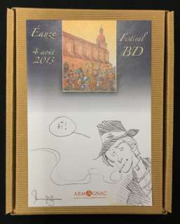 Dan Verlinden | Soda - Coffret de 3 fioles d’ Armagnac du festival BD de Eauze - Dédicacé - (2013) | Catawiki