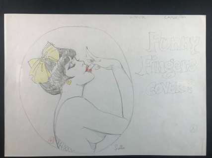 Leone Frollo | Leone Frollo - original artwork "Funny Fingers Cover" - Page volante - EO | Catawiki