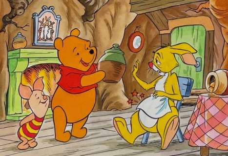 Comicup Studio (Disney) | Disney - Winnie de Poeh - Pagina in kleur (1991) | Catawiki