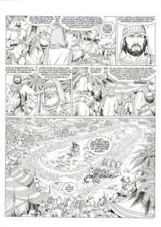 Mitton, Jean-Yves | Mitton, Jean-Yves - Originele pagina - Ben Hur 3 - Sjeik Ilderim - (2010) | Catawiki