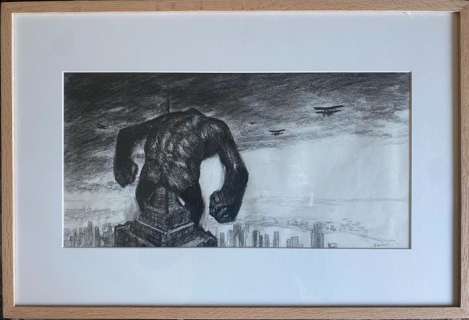 Blain, Christophe | Blain, Christophe - Dessin original - King Kong - (2019) | Catawiki