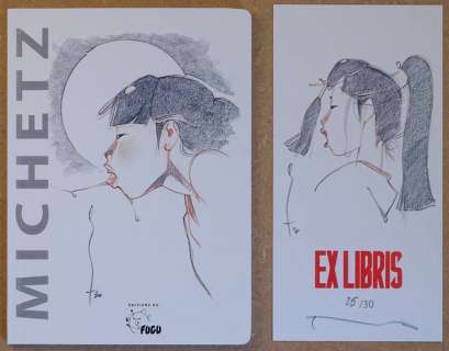 Michetz | Michetz - Artbook + ex-libris + dédicace | Catawiki