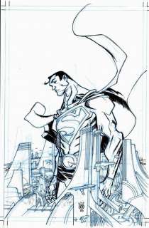 Eric Canete - superman: world of new krypton #4 cover (2009) page cv
