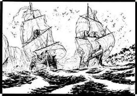 Tamburo, Nico - Tamburo, Nico - Original drawing - Les Grandes batailles navales T16 - Gravelines : l‘Invincible armada - (2020/2021)