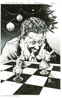 Wayne Faucher - legends of the dark knight issue 126 page cover recreation