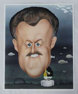 Mark Retera | Mark Retera - Originele tekening - voor Panorama - Peter R. de Vries - (2000) | Catawiki