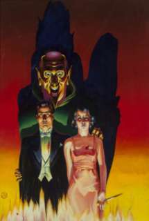  - Virgil Finlay (American, 1914-1971)
 Symphony of the Damned, Weird Tales cover, April 1937
 Oil on canvas
 19-1/2 x 13 i...