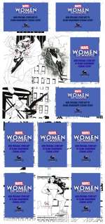 Elena Casagrande - Women of Marvel Connecting Cover (Marvel Comics, 2023) issue #13 Issue Set (13 Covers)