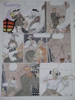 Von Gã¶Tha, Erich | Erich von GÃ¶tha - Planche originale en couleur (p.60) - Les Malheurs de Janice T.3 - (2003) | Catawiki