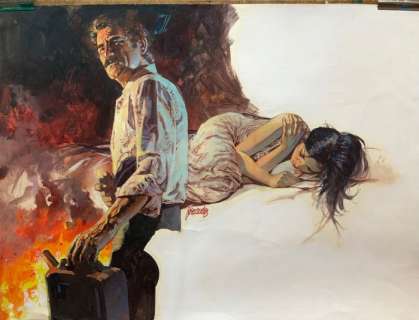 Fernã¡Ndez, Fernando | FernÃ¡ndez, Fernando - Original painting - Detectives - (1978) | Catawiki