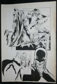 Samuel Clarke Hawbaker - impact comics interior page - costumed hero action