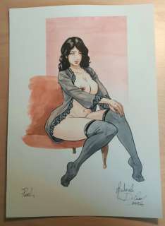 Gabriele Di Caro | illustrazione - Pearl - Page volante (2022) | Catawiki