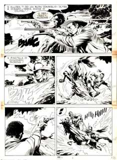 Giovanni Ticci | Tex n. 297 - Giovanni Ticci - Tavola Originale "Gli Avvoltoi" - Page volante - Exemplaire unique - (1985) | Catawiki