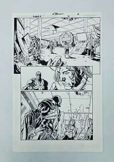 Geraldo Borges and Scott Hanna - R.E.B.E.L.S. #12 - Page #4 - Original art page - Geraldo Borges and Scott Hanna - (2009)
