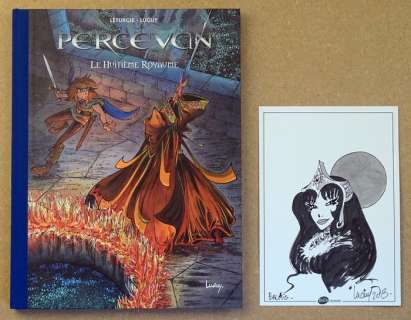 Luguy / Léturgie | Percevan T15 - TL Le Huitième Royaume + 4x ex-libris + dessin original - C - TL - Cartonné - EO (2013) | Catawiki