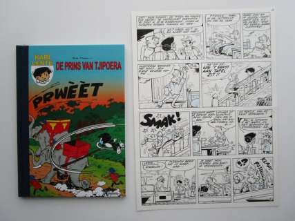 Mau, Bob | Kari Lente 30 - Originele pagina (p.13) + hardcover album - De prins van Tjipoera - EO - (2009) | Catawiki